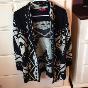 Black and Tan cardigan